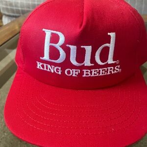 Bud King of Beers Red Cap
